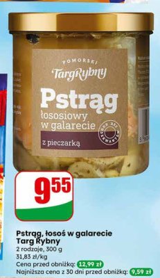 Pstrąg łosoś w galarecie Targ Rybny promocja w Dino