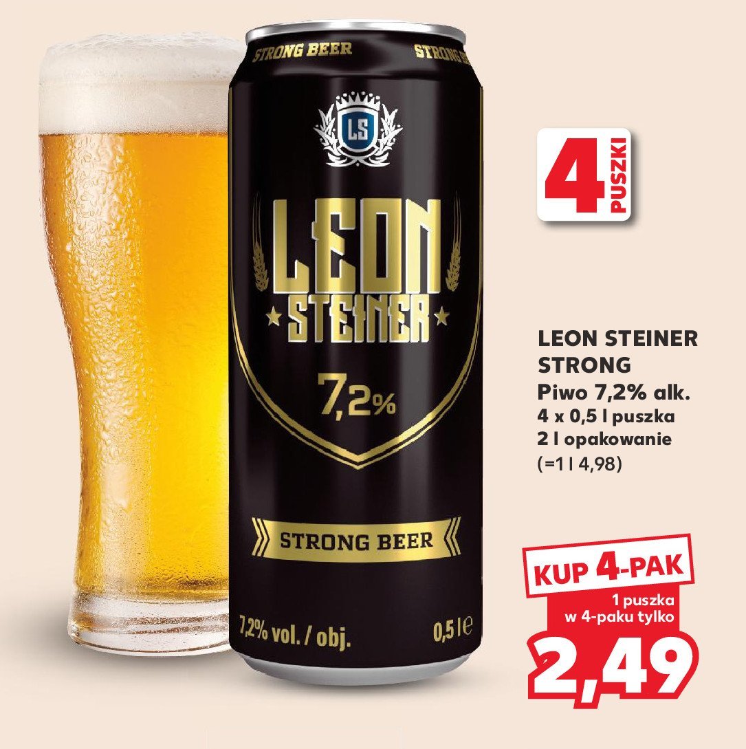 Piwo Leon steiner promocja