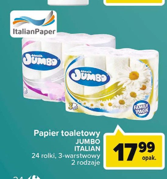 Papier toaletowy różowy Słonik jumbo promocja