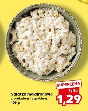 Sa艂atka makaronowa z broku艂em i og贸rkiem promocja