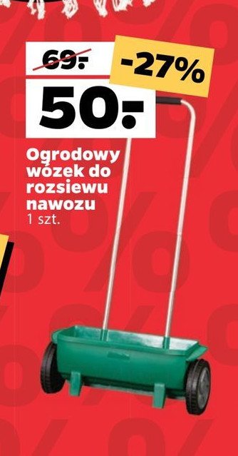 W贸zek do rozsiewu nawozu promocja