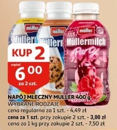 Napój party malina Mullermilch promocja