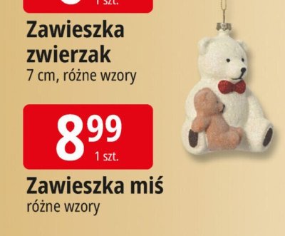 Zawieszka miś różne wzory promocja w Leclerc