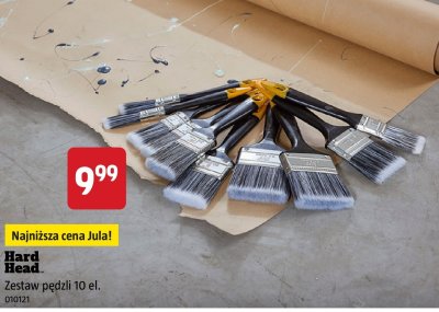 Zestaw pędzli Hard Head 10 elementów promocja w Jula
