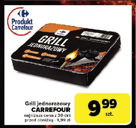 Grill jednorazowy Carrefour promocja