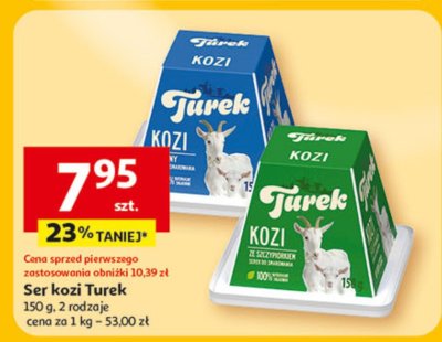 Ser kozi Turek promocja w Auchan