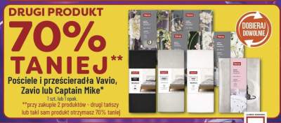 Pościele i prześcieradła Vavio, Zavio lub Captain Mike promocja w POLOmarket