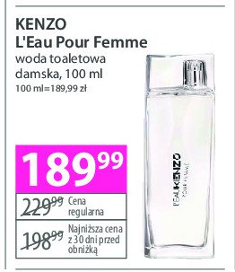 Woda toaletowa KENZO L'EAU PAR KENZO POUR FEMME promocja