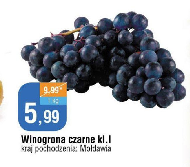 Winogrona czarne promocja