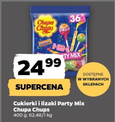 Cukierki i lizaki Party Mix promocja w Netto