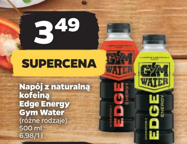 Napój izotoniczny pineapple & grapefruit Gym water edge promocja
