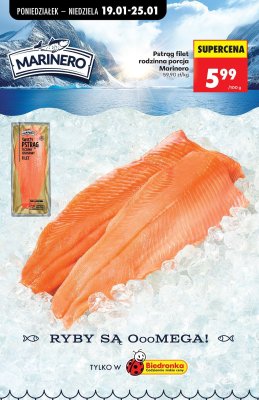 Pstrąg filet rodzinna porcja Marinero promocja w Biedronka