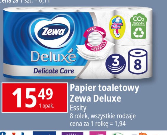 Papier toaletowy delicate care Zewa promocja w Stokrotka
