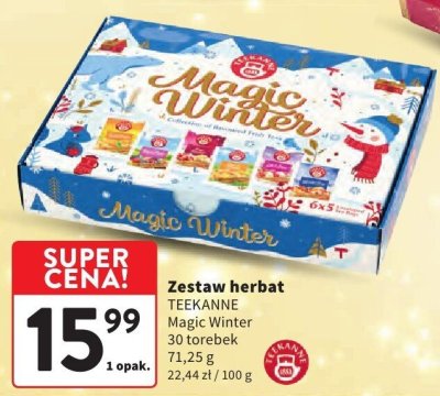 Zestaw herbat Teekanne Magic Winter 30 torebek promocja w Intermarche