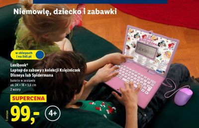 Laptop do zabawy z kolekcji Księżniczek Disneya  promocja w Lidl