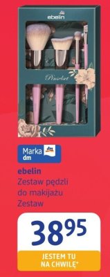 Zestaw pędzli ebelin do makijażu promocja w Drogerie DM