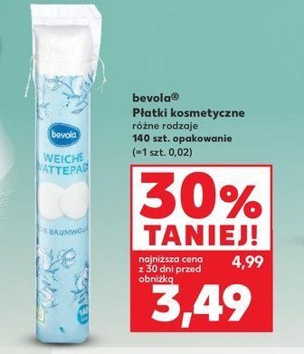 Płatki kosmetyczne Bevola promocja w Kaufland