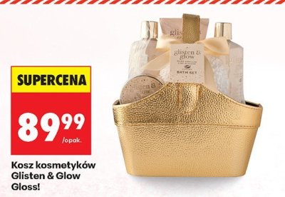 Kosz kosmetyków Glisten & Glow Glossi promocja w Biedronka