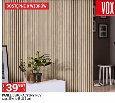 Panel dekoracyjny PCV promocja w Merkury Market