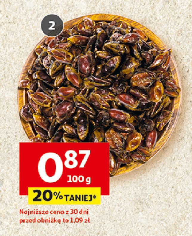 Daktyle suszone promocja w Auchan