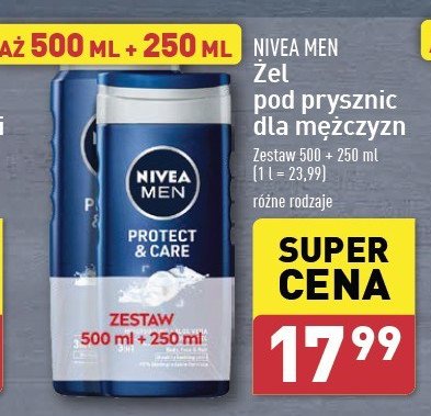 Zel pod prysznic Nivea men protect & care promocja