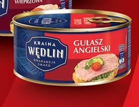 Konserwa gulasz angielski  promocja w Biedronka