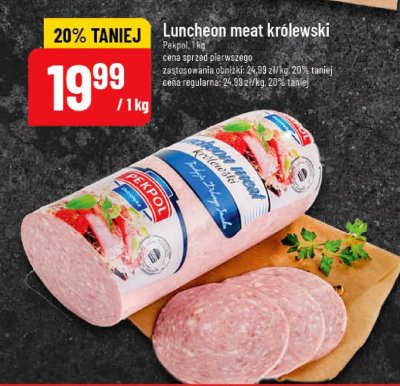 Luncheon meat królewski promocja w POLOmarket