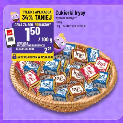 Cukierki Irysy promocja w POLOmarket
