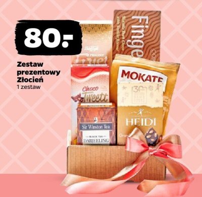 Zestaw prezentowy Złocień promocja w Netto
