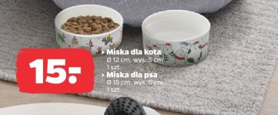 Miska dla kota ø 12 cm promocja w Netto