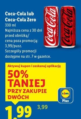 Cola promocja w Lidl
