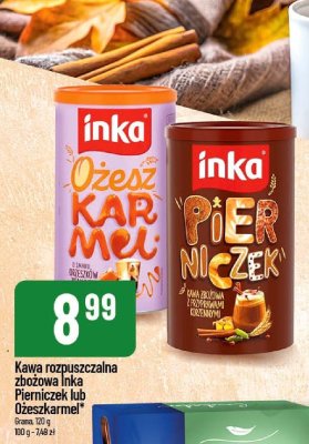 Kawa zbożowa rozpuszczalna Inka Ożeszkarmel promocja w POLOmarket