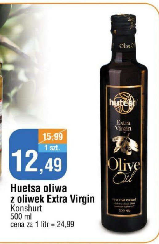 Oliwa z oliwek extra virgin Hutesa promocja
