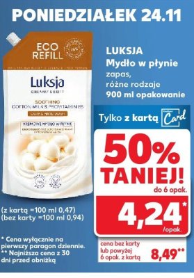 Mydło w płynie promocja w Kaufland