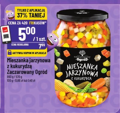 Mieszanka jarzynowa z kukurydzą Zacharowany Ogród promocja w POLOmarket
