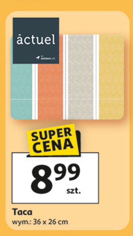 Taca 36 x 26 cm Actuel promocja w Auchan