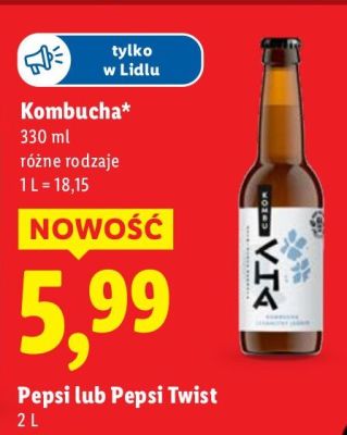 Napój Kombucha promocja w Lidl