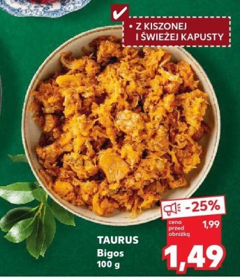 Bigos TAURUS promocja w Kaufland