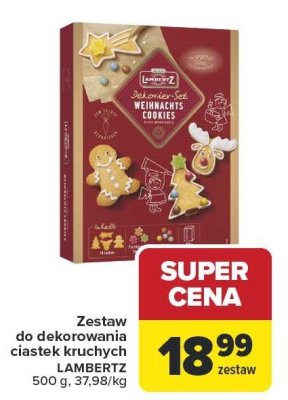 Zestaw do dekorowania ciastek kruchych LAMBERTZ 500 g promocja w Carrefour