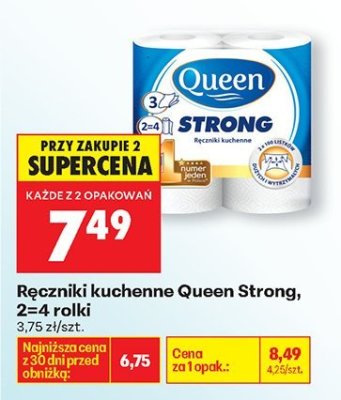 Ręczniki kuchenne Queen Strong promocja w Biedronka