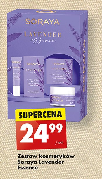 Zestaw w pudełku lavender essence: krem na dzień/noc 50 ml + krem pod oczy 15 ml Soraya zestaw promocja