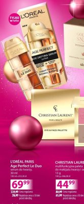 Serum do twarzy L'ORÉAL PARIS Age Perfect Le Duo promocja w Hebe