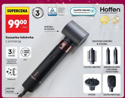 Suszarko-lokówka z jonizacją promocja w Biedronka