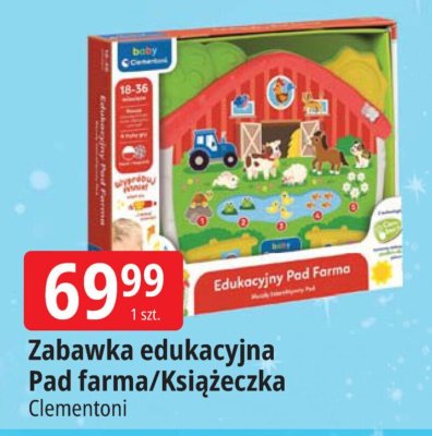 Zabawka edukacyjna Pad farma/Książeczka Clementoni promocja w Leclerc