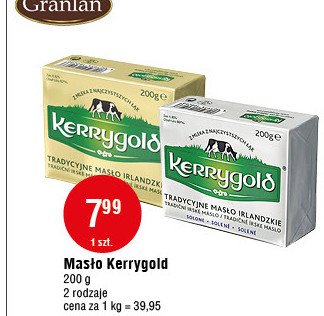 Masło zwykłe Kerrygold masło irlandzkie promocja