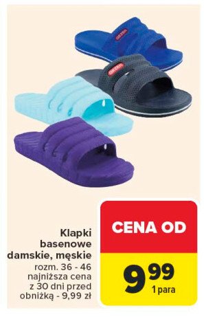 Klapki basenowe damskie rozm 36-46 promocja