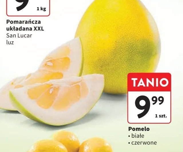 Pomelo białe promocja w Intermarche