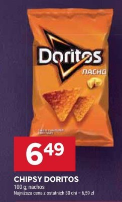Chipsy Doritos nachos promocja w Stokrotka