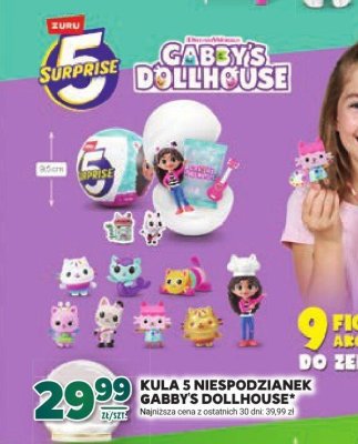 Kula 5 niespodzianek Gabby's Dollhouse promocja w Stokrotka