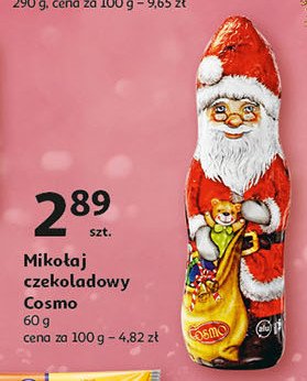 Mikołaj z czekolady Cosmo promocja